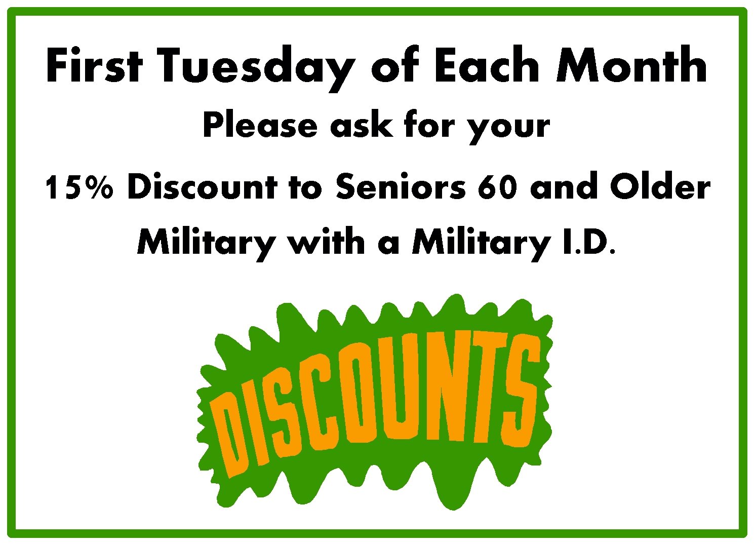 military-and-senior-discount-day